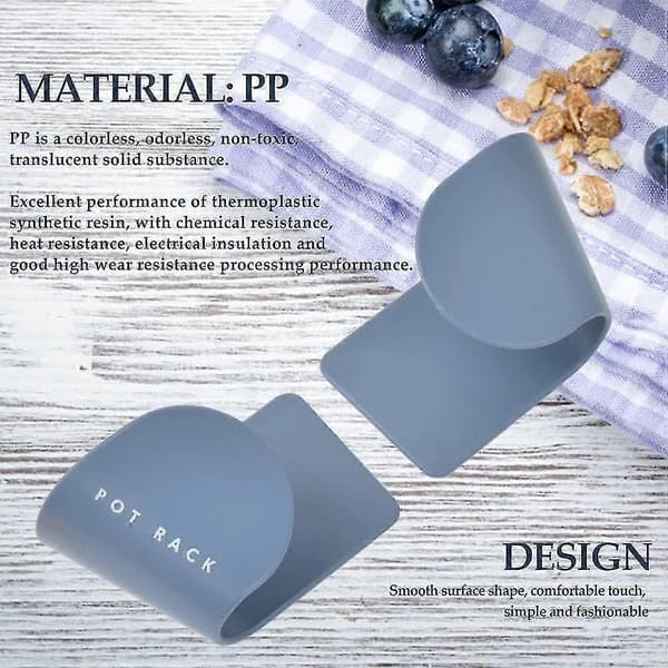 8-pack Lid Holder, Wall Mounted Lid Holder Set, Frying Pan Lid, Lid Holder, Wall Mounted Holder for Kitchen