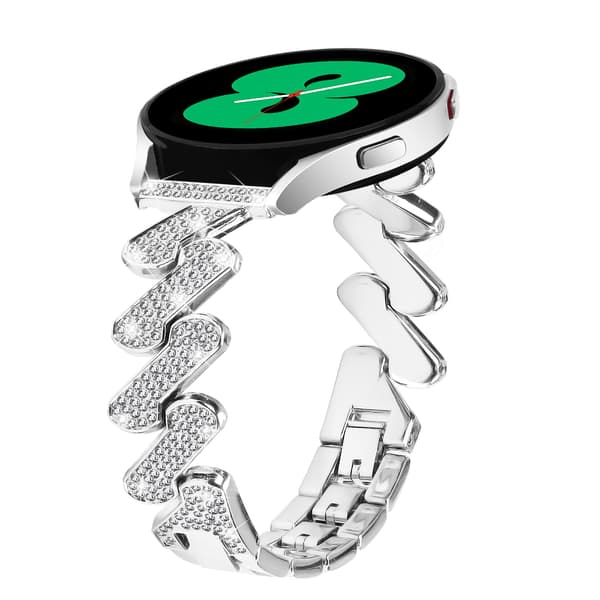 Erstatningsarmbånd for Galaxy Watch 5/Watch 4, 20 mm rustfritt stål