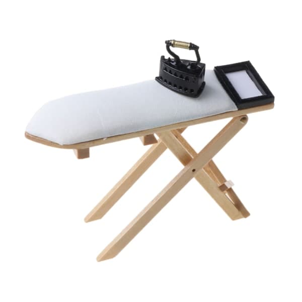 1:12 Skala Strygejern til Dukkehusmøbler Miniature Soveværelsesbord
