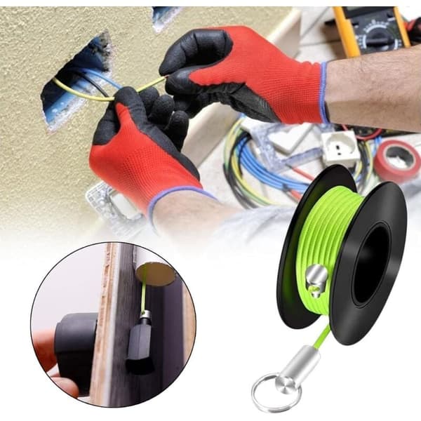Magnetic Cable Puller - Cable Routing Tool with Magnetic Wire for Home Use, Compatible with Various Brands