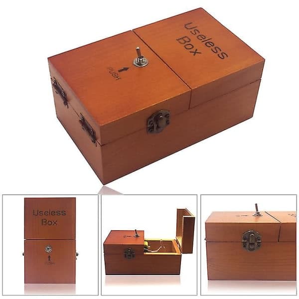 Useless Box Kjedelig Boks Bursdagsgave Nyhetsleker,D