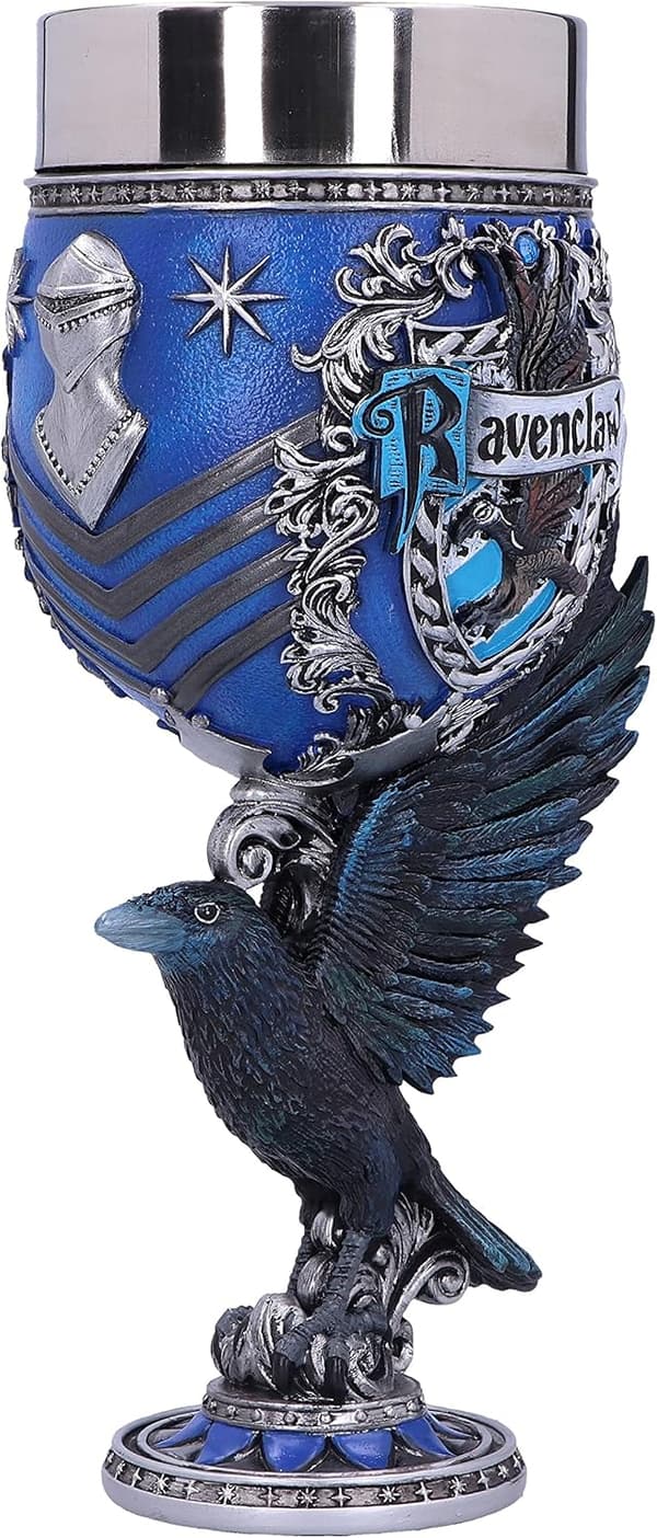 Harry Potter Ravenclaw Hogwarts Hus Kolleksjonsbeger, blå og sølv, 19,5 cm, 200 ml