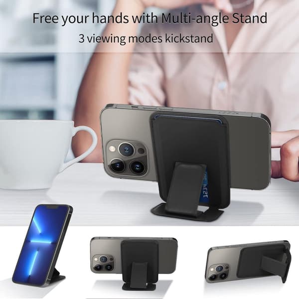Wallet St& - Strong Magnetic Card Holder - Suitable for Magsafe - 2 Card Wallet - Ultra-thin