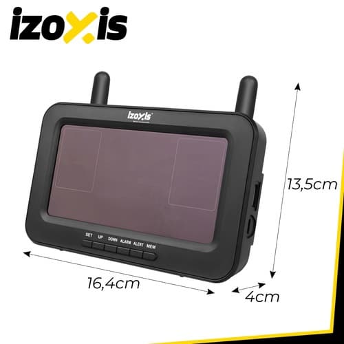 Langaton sääasema LCD-näytöllä ja anturilla