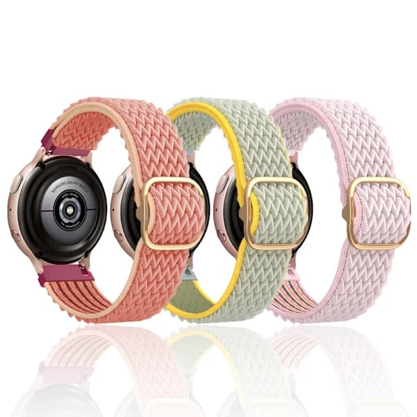3 stk. 20 mm rem kompatibel med Samsung Galaxy Watch Active 2 (40 mm, A)