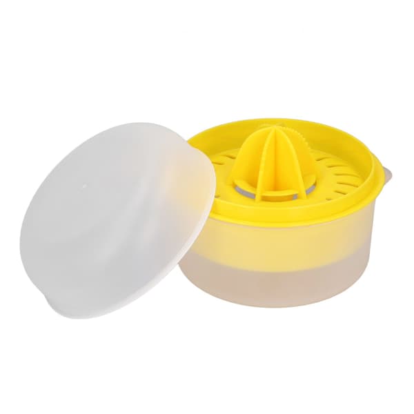 Lemon Squeezer 2-in-1 Juicer, Juice Press & Egg Yolk Separator, PP Hand Tool for Fruit Orange