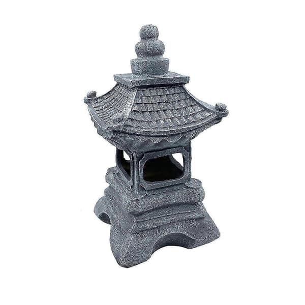 Solar Lampe Udendørs Pagode Have Statue, Solar Statue Have Dekoration, Udendørs Havelampe, Led Havelamper Med Simuleret Pagode Salg