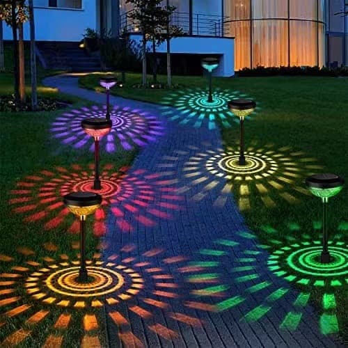 Solcellelampe Udendørs Have, 2 Stykker Udendørs Solcellelampe Have Dekorativ Belysning