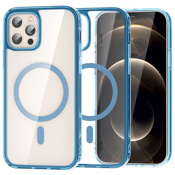 ColorPop iPhone 12 Pro Max-deksel CH MagSafe Transparent/Mørk Blå 38 38