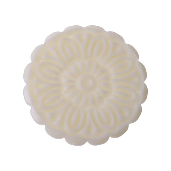150g Månekageform - 4 Blomstermønstre Rund Håndpresse Månekage Bageform 150g 3d