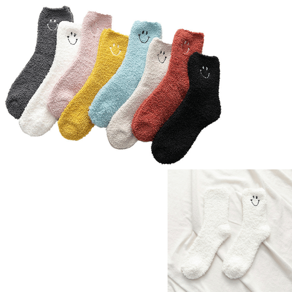10 par koralfleece strømper dame vinter nye plus fleece