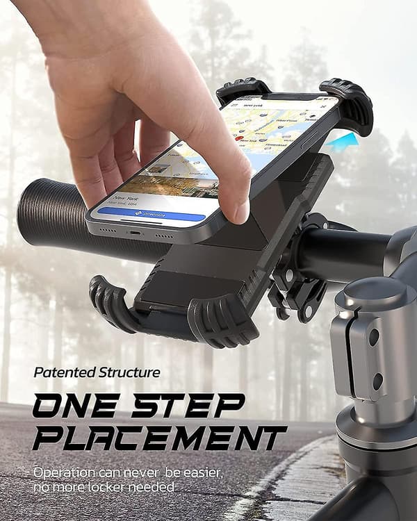 Phone Holder for Bicycle, Motorcycle Phone Holder - Patent Design