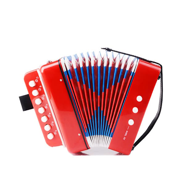 Harmonika Instrument 7 Tangenter 2 Bas Lille Harmonika Pædagogisk Musikinstrument Julegave LGL