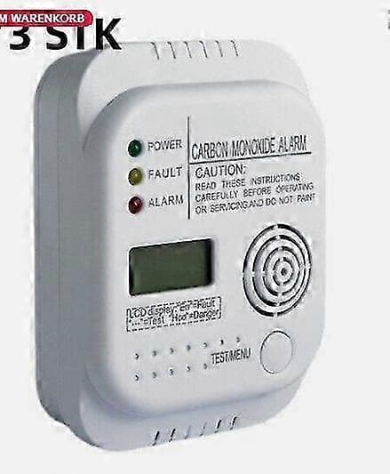 CO-detektor Karbonmonoksiddetektor Gassdetektor Varslingsdetektor Karbonmonoksiddetektor LCD [DB]