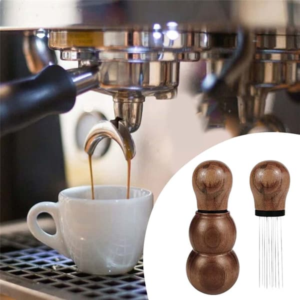Espresso Distribution Tool 10 Pin 0.36mm Coffee Powder Tamper Coffee Stirrer Barista Accessories-A