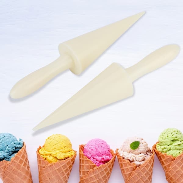 Ice Cream Cone Mold DIY Egg Roll Machine Kitchen Baking Decorating 2 Pcs