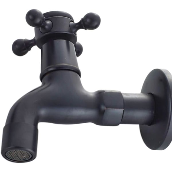 Vintage Cold Water Faucet with Single Handle G1/2 Interface - Wall Mounted