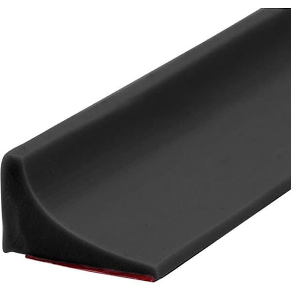 Duschlist, 1m silikon duschbarriär, vikbar vattentät list, duschtröskel vattenbarriär (svart),A