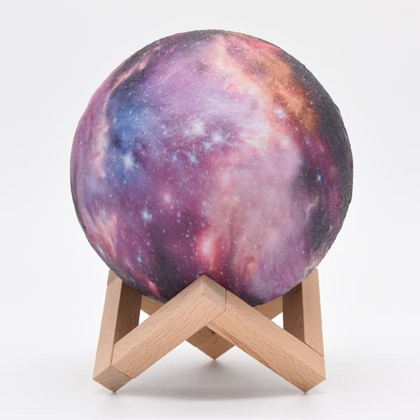 8cm, Shiny Galaxy Moon Lamp - Cool Night Light for Kids