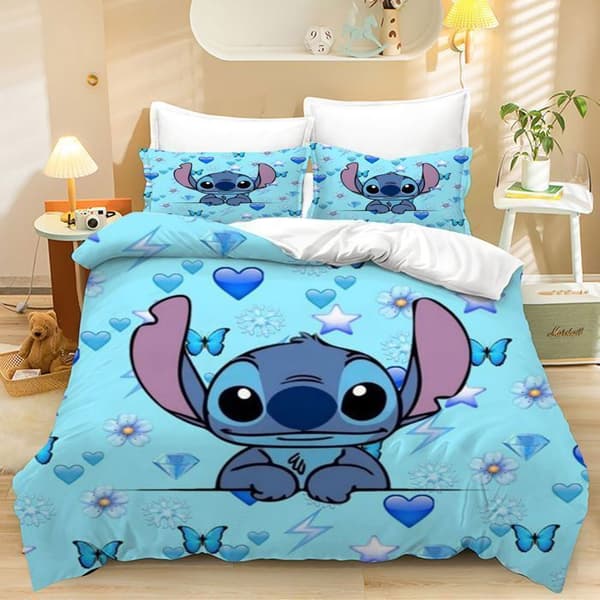 220x240cm Duvet Cover, 3D Printed Microfiber Bedding Set, 3 Pieces with 2 Pillowcases (50x75cm)