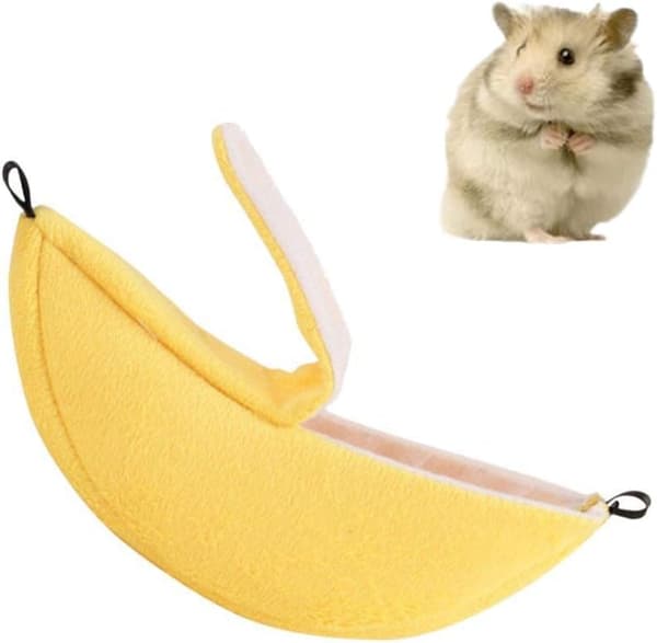 Hamster Banan Hamster Seng Hus Hamster Lite Dyr Varm Bur H