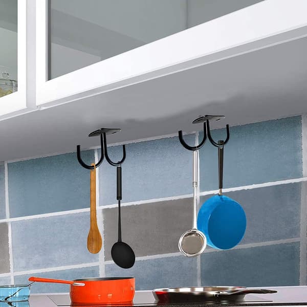 Koppholder med 6 stk - Landlig stil - Koppholder under skapet - Med 12 kroker