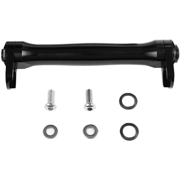 Bike Easy Wheel Forlængerstang til Brompton Foldbar Cykel Teleskopisk Stang Bageste Stativ, Sort