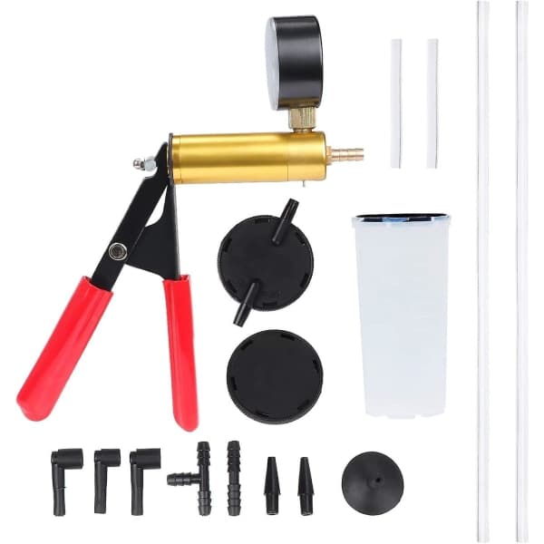 Manual Vacuum Pump, Brake Fluid Bleeder Vacuum Tester, Vacuum Kit Car Repair Tools