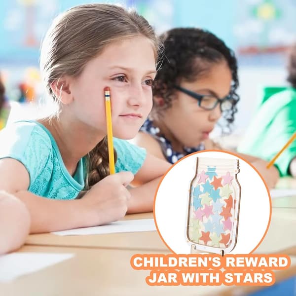 Reward System Star Jar - Dinosaur and Star Bulletin Board | Positive Behavior Chart for Classroom Rewards a