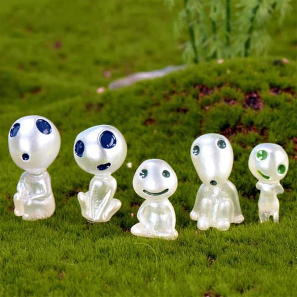 Lysende Kodama Minifigurer - Indendørs/Udendørs Indretning Transparent transparent