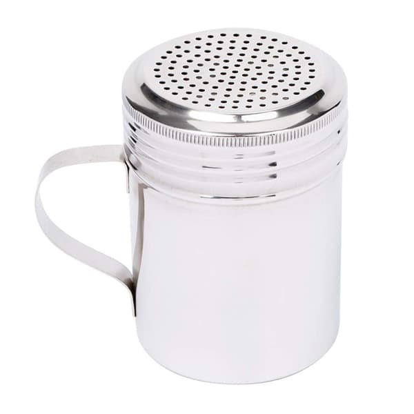 10 oz krydder- og krydderryster i rustfrit stål. Med håndtag, der er let at gribe om