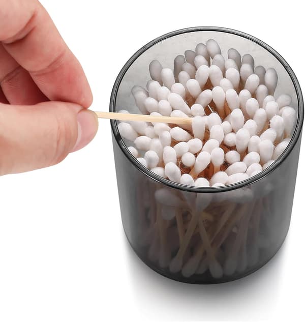 Cotton Swab Organizer, Makeup Organizer, Cotton Pad Dispenser