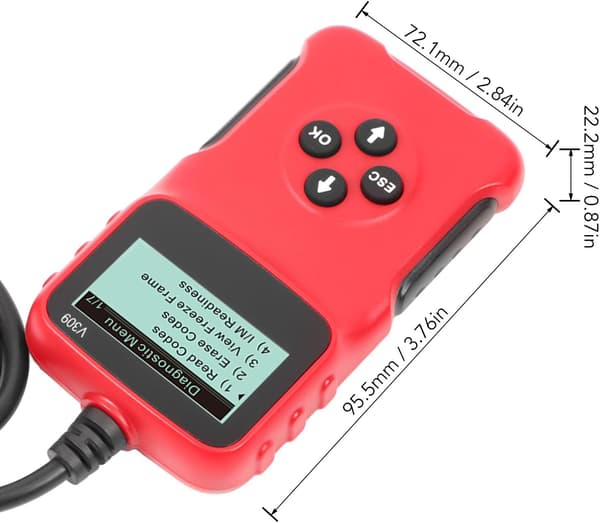 Bil Diagnostisk Scanner V309 Bærbar Nøjagtig OBD2 Scanning Værktøj Maskinkodelæser