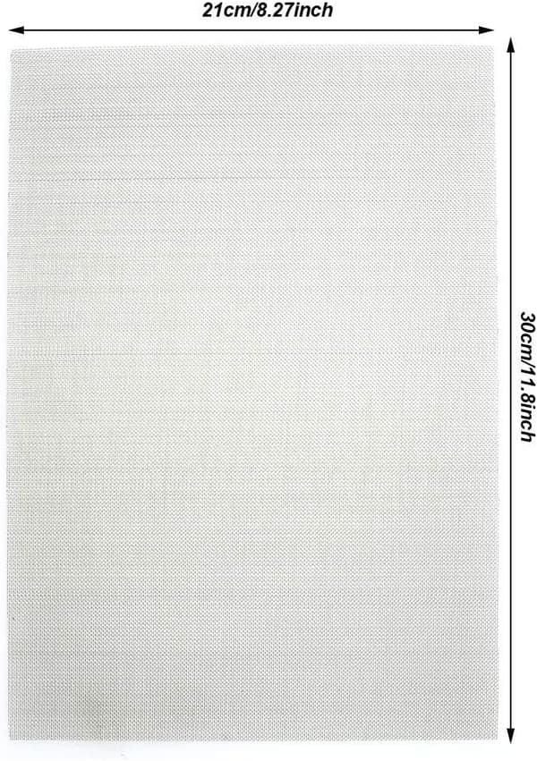 Trådnetgitter 30 Mesh 3 STK Trådnetstof 300 x 210 mm Plet