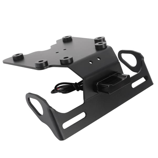 Motorcycle License Plate Holder with LED Light Replacement for TENERE700 2019+