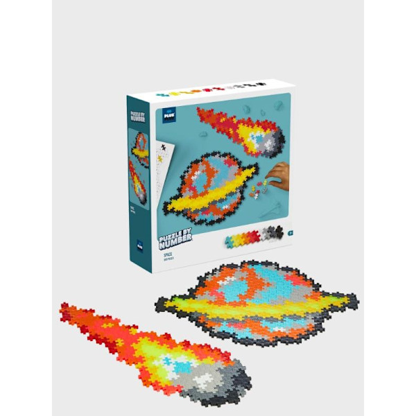 Plus-Plus Puzzle By Number Rymden, 500 brikker