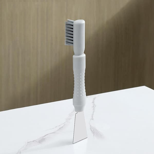 Crevice Cleaning Brush, Kitchen Cleaning Brush, Thin Crevice Cleaning Brushes with Scraper for Household Use