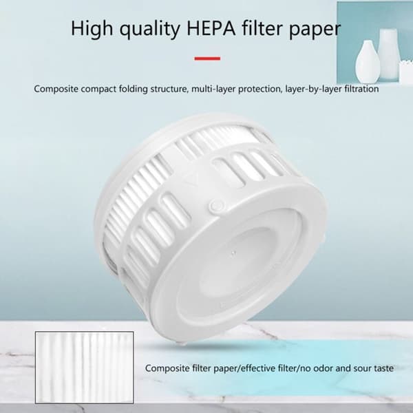 3 stk. reservedele til K10 Pro poseløs støvsuger - HEPA-filter, vaskbar mikrofiber moppeklud