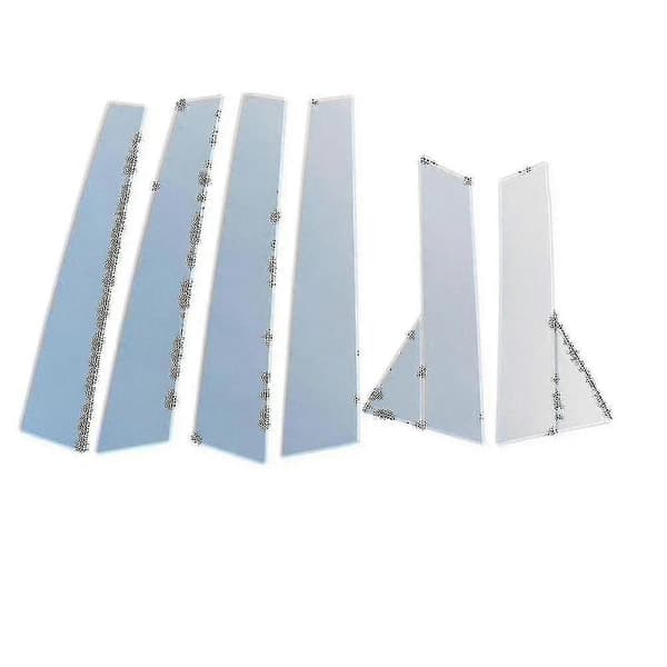 6 pcs Window B-pillar Decorative Sticker Frame compatible with Renault Kadjar