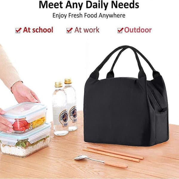 Kjølebag, lunsjbag, sammenleggbar matboksbag vanntett, 8,5L