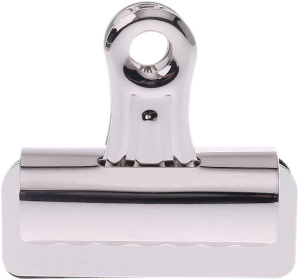 Large Metal Clips, Silver Tone Metal Clips for Paper, Letters, Documents, Tickets, Folders, Clamps