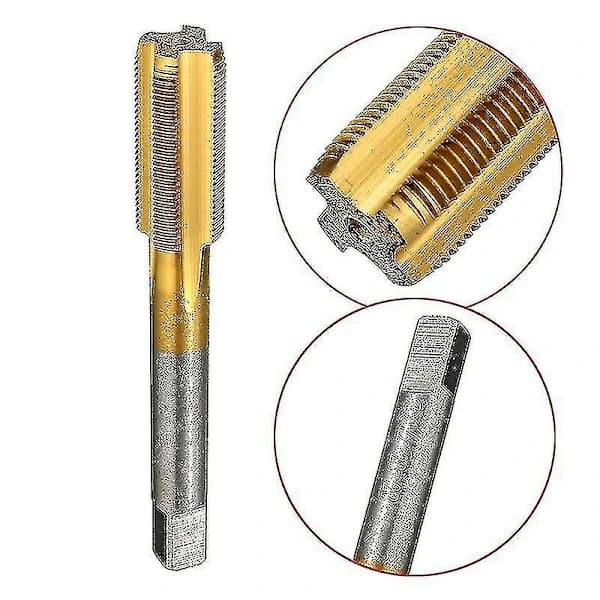 High Hardness Unf 1/2 -28 Hss Titanium Coated Tap And Round Die Set Right Hand Threading Tool For Mold Machining Mayitr