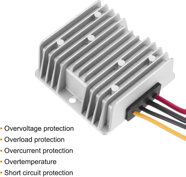 DC 8-40V til 13.8V strømomformer 10A 138W spenningsregulator IP67 vanntett transformatorforsyningsmoduladapter for bil lastebil solsystem -
