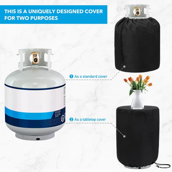Gasoltankskydd stabilt bordsfunktion för standard 20lb tankcylinder