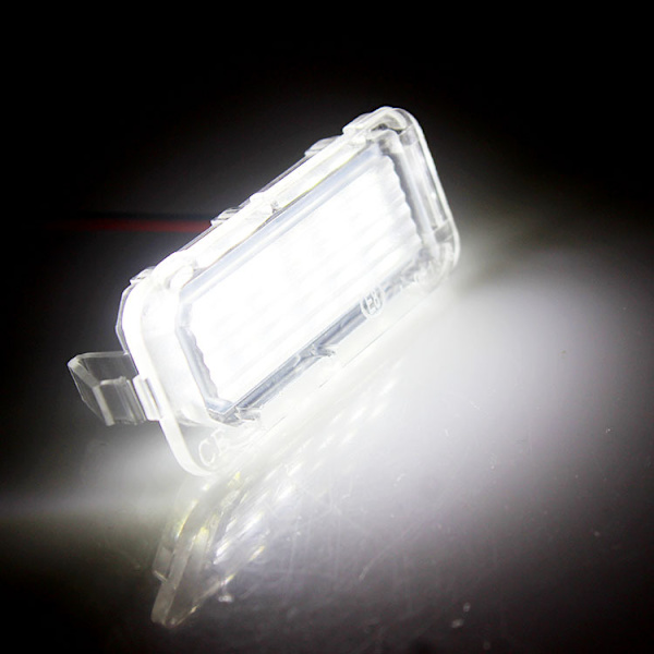 2 stk. LED-bilskiltlys Supersterk CanBus No