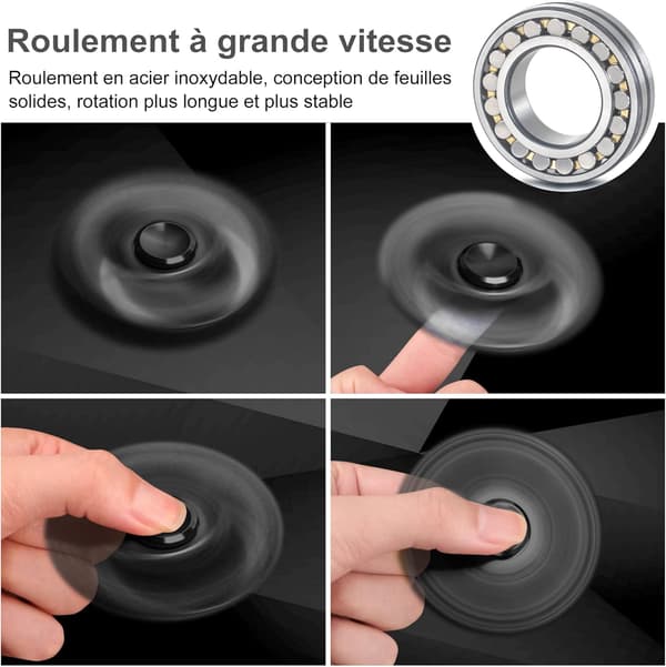 Hånd Spinner EDC Leke Hånd Fidget Leke Holdbar Høy Hastighet Rustfri