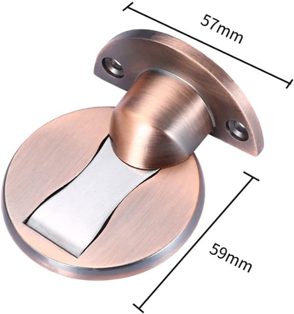 Stark magnetisk metalldörrstopp, kraftig dörrstopp med 3