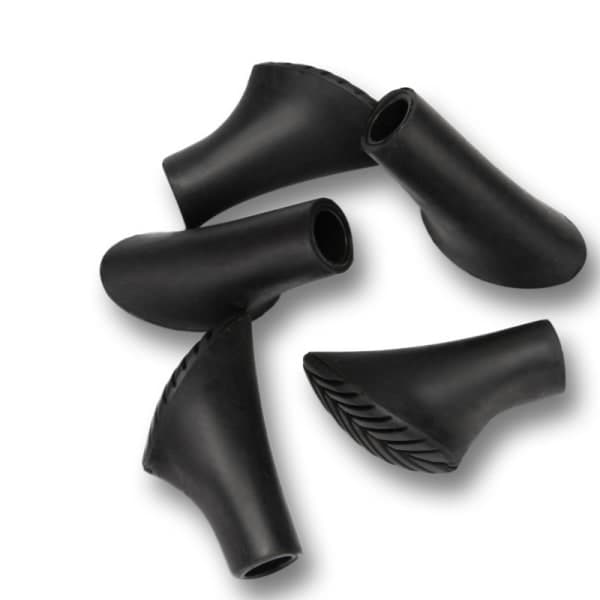 INF Walking Pole Tips 6-pack Black
