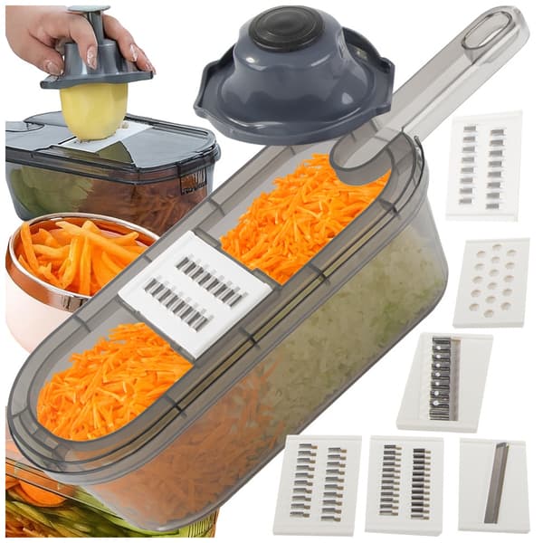 Vegetable Chopper - Grater, Slicer and Chopper 5-in-1 448