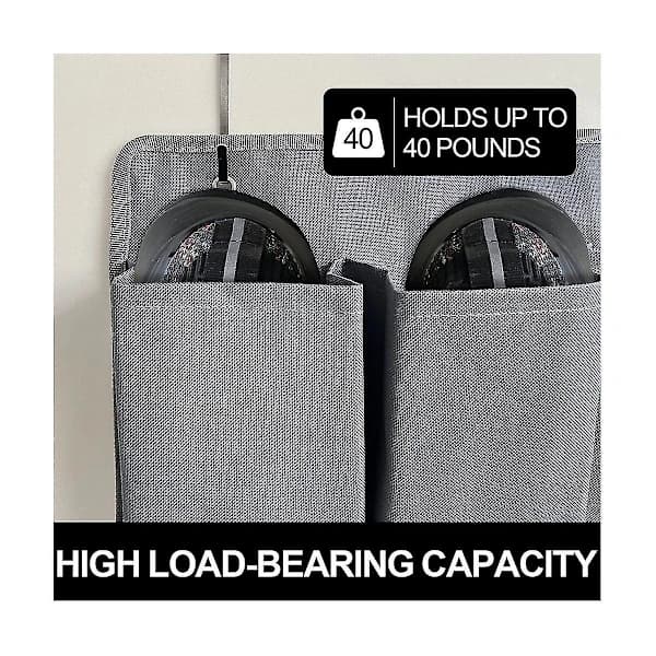 RV Shoe Rack 10 Compartments Heavy Duty Hanging Bed Storage Organizer With Hooks Storage Pockets For